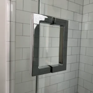 Square Matt Black Shower Handle
