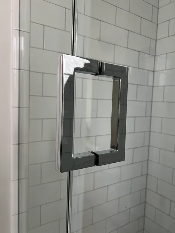 Square Matt Black Shower Handle